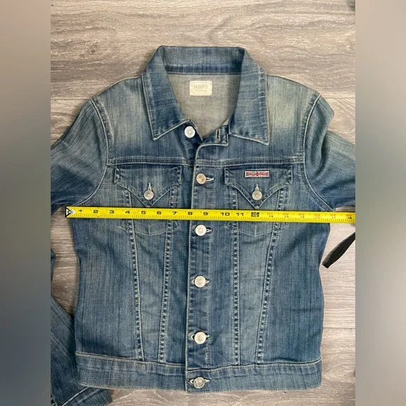 Vintage Hudson Denim Jeans Cropped Jacket Women’s Size XS - Picture 11 of 14
